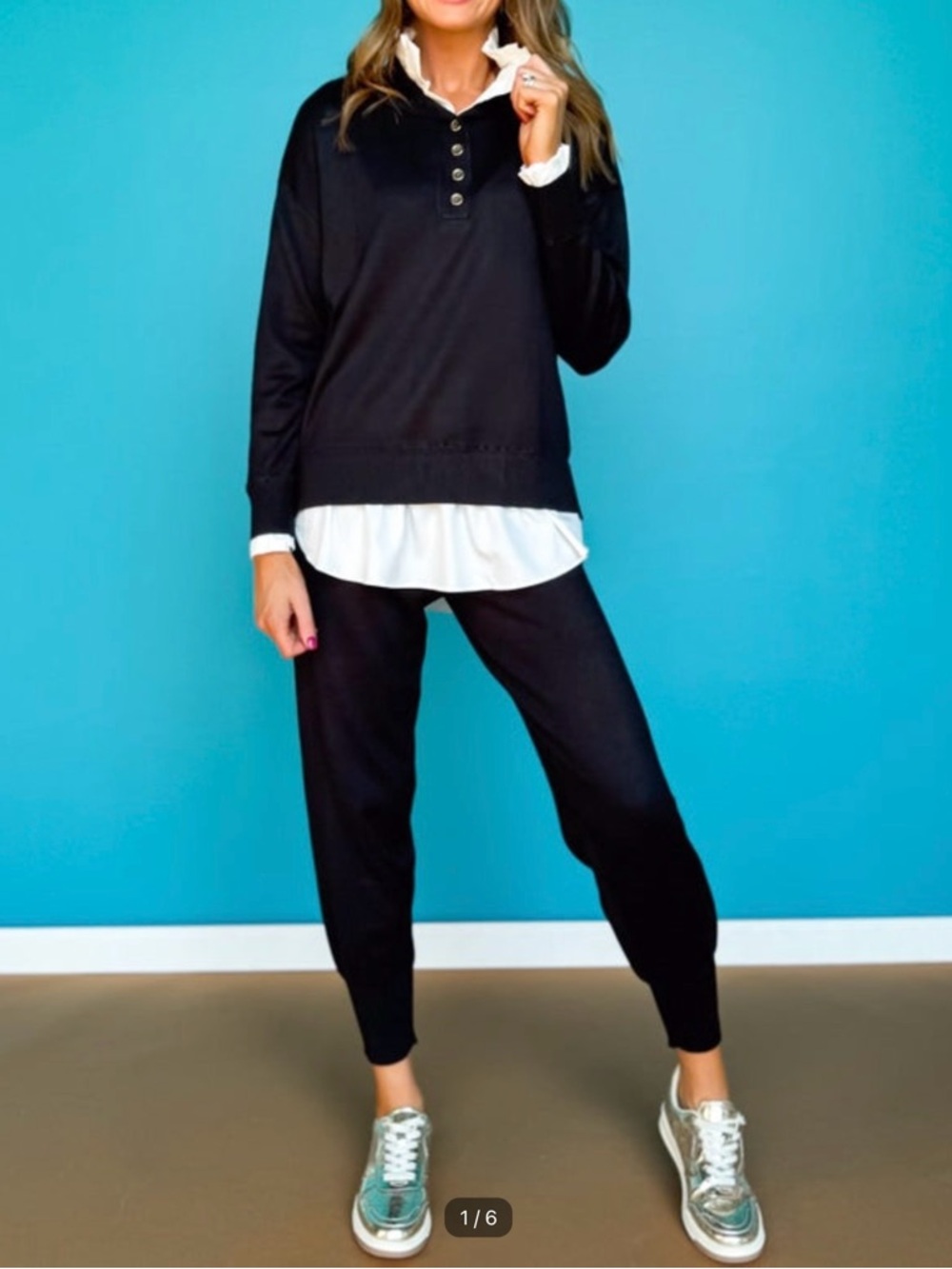 SSYS The Label. Black knit Poppy Set. Size XS. EUC.